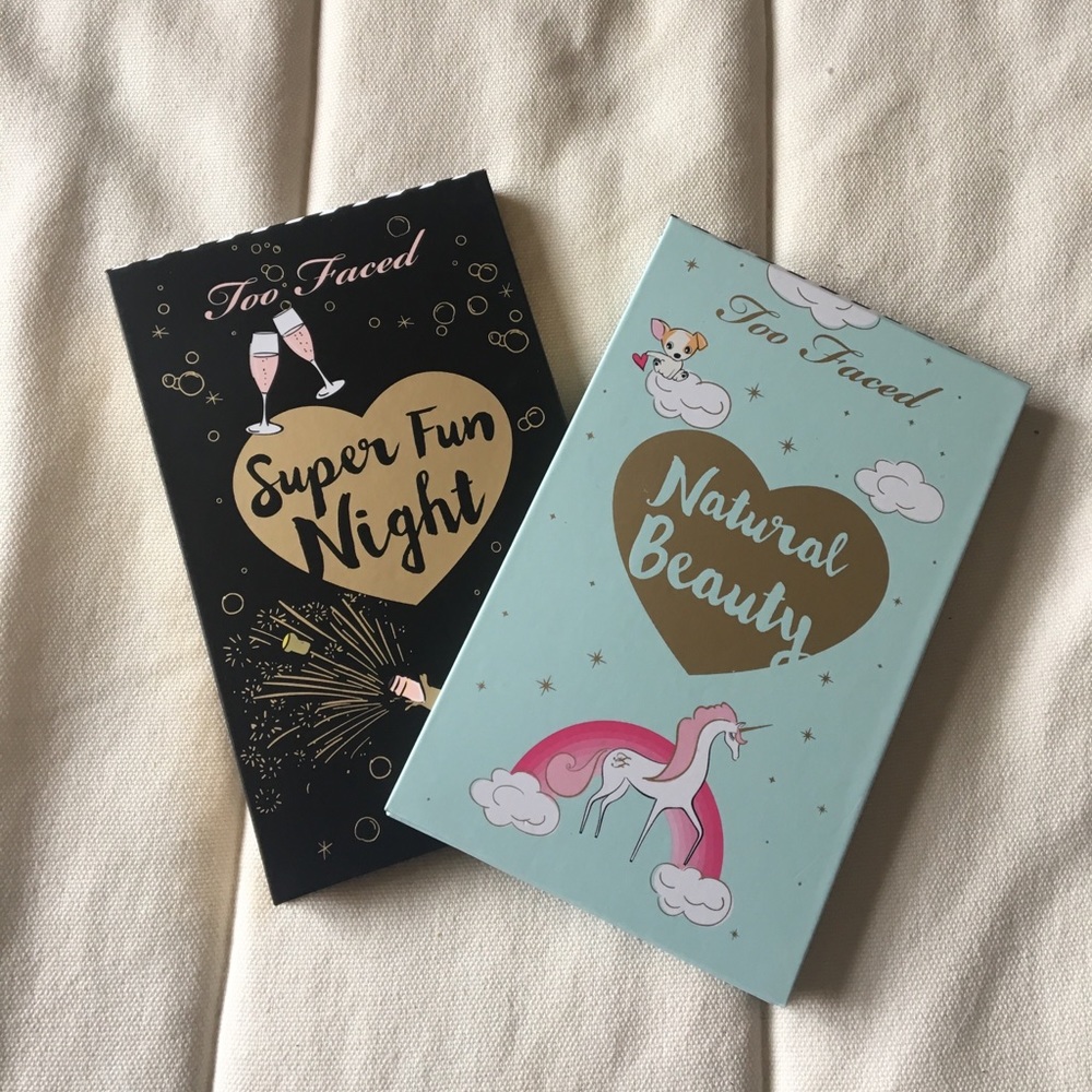 Too faced holiday face/eye palettes